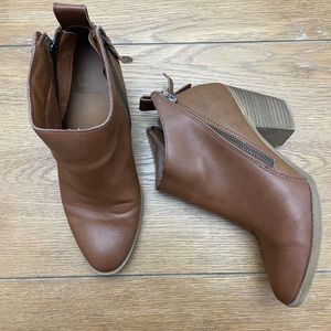 Womens tan booties
